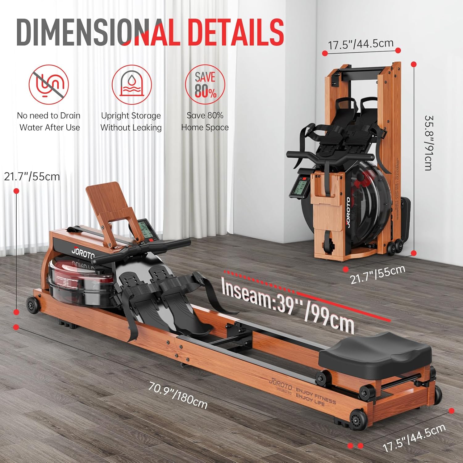 JOROTO MR280PRO Eiche — Ansicht 4 anzeigen